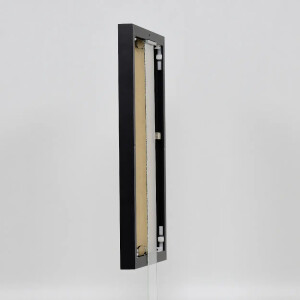 Effect Quadro aluminium fotolijst 18x32 cm zwart museumglas