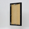 Effect Quadro aluminium fotolijst 18x32 cm zwart museumglas