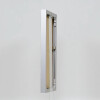 Effect aluminium fotolijst Quadro 21x28 cm zilver museumglas