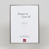 Effect aluminium fotolijst Quadro 21x29,7 cm zilver hoogglans museumglas