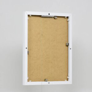 Effect aluminium fotolijst Quadro 23x70 cm wit museumglas