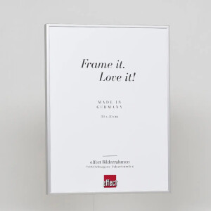 Effect Quadro aluminium frame 24x30 cm zilver museumglas MDF achterwand