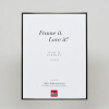 Effect Quadro aluminium lijst 24x30cm antiek zilver met museumglas