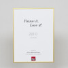 Effect Quadro aluminium lijst 25x35 cm goud museumglas staand formaat liggend formaat