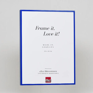 Effect Quadro aluminium frame 29,7x42 cm blauw met museumglas