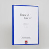 Effect Quadro aluminium frame 29,7x42 cm blauw met museumglas