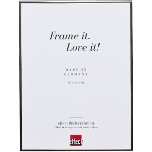 Effect Quadro fotolijst 40x40 cm zilver hoogglans met...