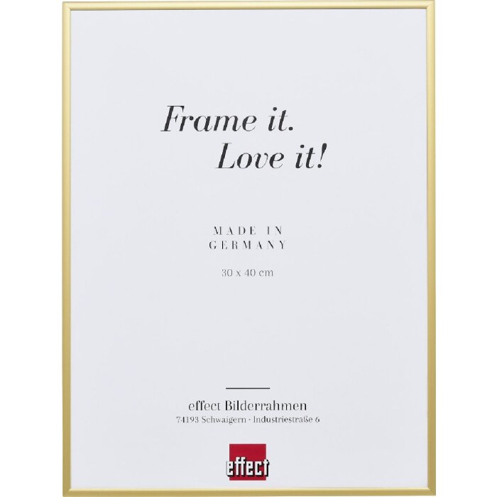 Effect Quadro fotolijst 40x50 cm goud met museumglas