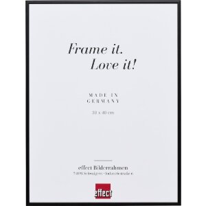 Effect Quadro fotolijst 40x50 cm zwart met museumsglas