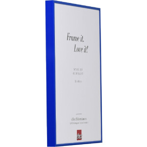 Effect Quadro Aluminium fotolijst 40x60 cm blauw met museumglas