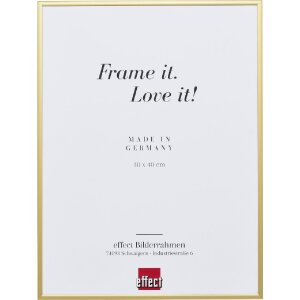 Effect Quadro aluminium fotolijst 45x60 cm goud met...