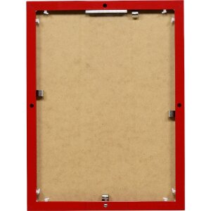 Effect Aluminium-bilderrahmen Quadro 60x80 cm rood museumglas