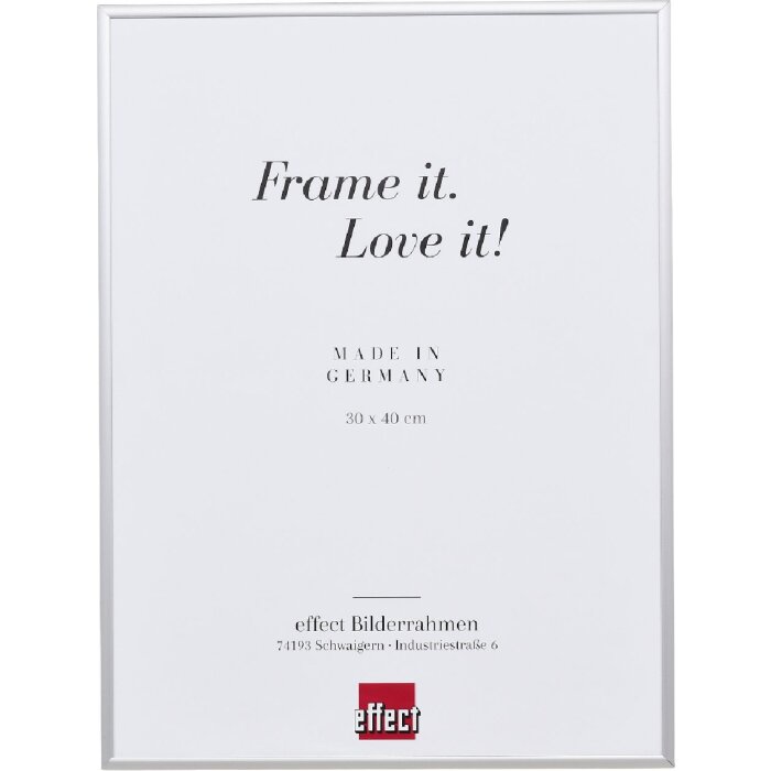 Effect Quadro fotolijst 70x70 cm zilver met museumsglas