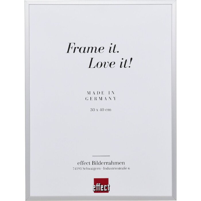 Effect Aluminium fotolijst Serie 2 Museumsglas zilver 50x75 cm