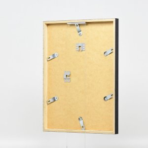 Effect Houten lijst Profiel 35 zwart 23x70 cm Museumglas