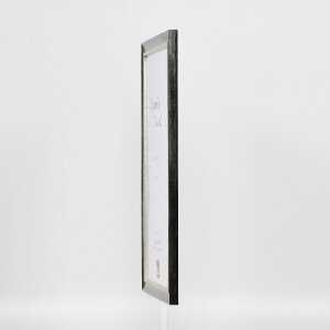 Effect Holz-Bilderrahmen Profil 40 Platin 15x20 cm Museumsglas