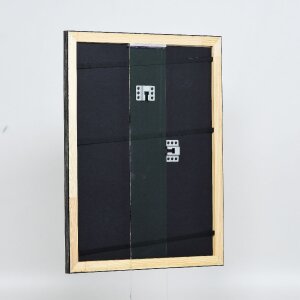 Effect Holz-fotolijst Profil 40 zilver 20x30 cm met museumsglas