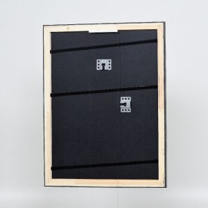 Effect Houten Fotoomlijsting Platin 70x70 cm Museumsglas