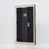 Effect Holz-Bilderrahmen Profil 40 Platin 10,5x14,8 cm Museumsglas