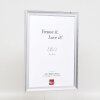 Effect Holz-fotolijst Profil 41 Zilver 42x59,4 cm Museumsglas