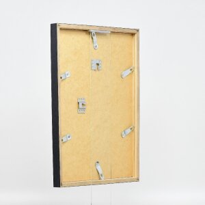 Effect Houten Fotolijst Massief Hout Anthraziet 7x10 cm Museumsglas