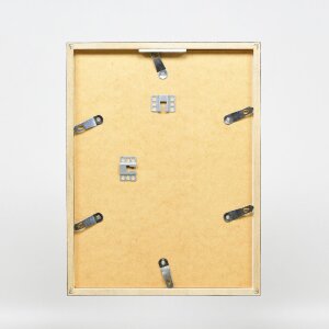 Effect houten fotolijst met museumsglas, zilver, 20x30 cm