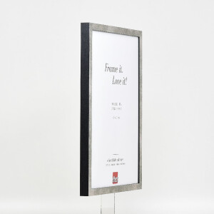 Effect houten fotolijst Profil 42 met museumsglas zilver 21x29,7 cm
