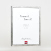Effect houten fotolijst Profil 42 met museumsglas zilver 21x29,7 cm