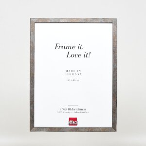 Effect houten fotolijst met museumsglas anthrazit 25x30 cm