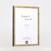 Effect Houten Foto-Ramen met Museumsglas, antikgoud, 50x65 cm
