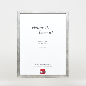 Effect Houten Fotolijst 42 met Museumsglas Zilver 60x90 cm