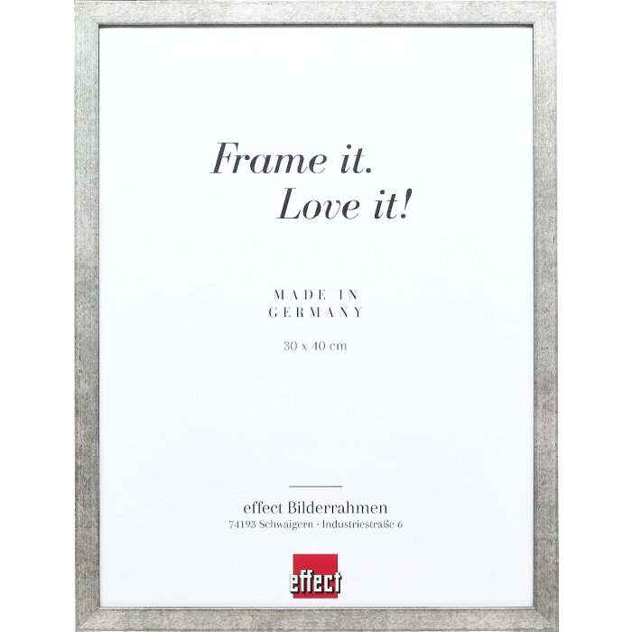 Clayre & Eef houten fotolijst Holzprofil 42 met museumsglas zilver 62x93 cm