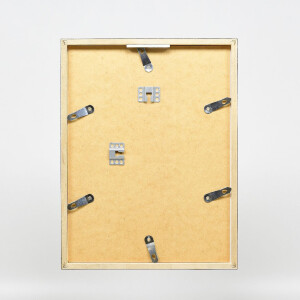 Effect houten fotolijst Profil 42 met museumglas zilver 30,5x91,5 cm