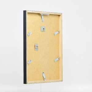 Effect houten fotolijst Profil 42 met museumglas zilver 30,5x91,5 cm