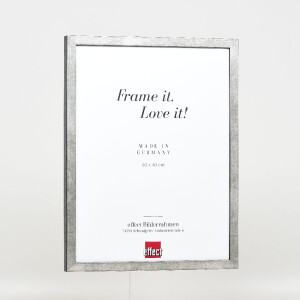 Effect houten fotolijst Profil 42 met museumglas zilver 30,5x91,5 cm