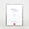 Effect houten fotolijst Profil 42 met museumglas zilver 30,5x91,5 cm