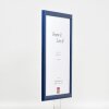 Effect Holz-Bilderrahmen Profil 43 in royalblauw 13x18 cm met museumsglas