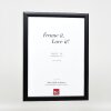 Effect Holz-Bilderrahmen Profil 43 zwart 20x30 cm Museumsglas