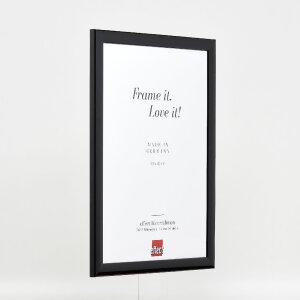 effect Houten fotolijst Profil 43 Zwart Hochglanz 20x30 cm met museumglas
