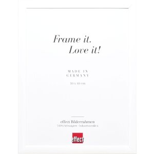 Effect Houten Fotolijst Profiel 43 wit hoogglans 20x30 cm...