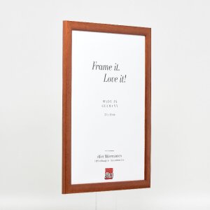 Effect Holz Bilderrahmen Profil 43 bruin 20x30 cm Museumsglas