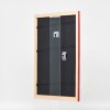 Effect Holz-Bilderrahmen Profil 43 rood hoogglans 24x30 cm museumglas