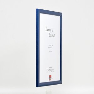 Effect Houten Bilderrahmen Profil 43 royalblau 25x35 cm Museumsglas