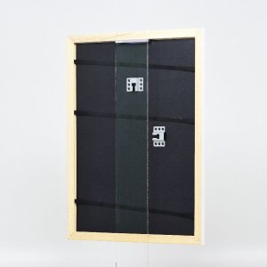 Effect Houten Fotolijst Profiel 43 wit hoogglans 25x80 cm Museumsglas