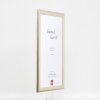 Effect Houten Fotolijst Profiel 43 Zilver 25x80 cm met Museumsglas