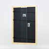 effect Holz-Bilderrahmen Profil 43 zilver 28x35 cm Museumsglas