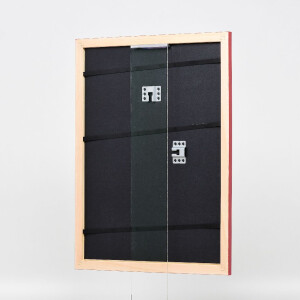 Clayre & Eef Effect Holz-Bilderrahmen Profil 43 rood hoogglans 30x40 cm museumglas