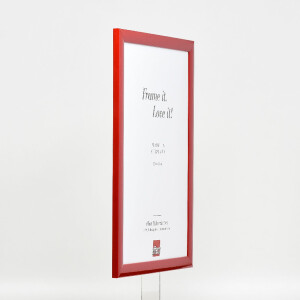 Clayre & Eef Effect Holz-Bilderrahmen Profil 43 rood hoogglans 30x40 cm museumglas