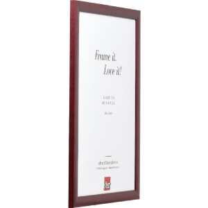 Clayre & Eef Effect Holz-Bilderrahmen Profil 43 rood 30x45 cm museumglas