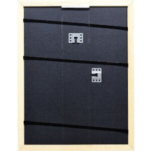 effect Holz-Bilderrahmen Profil 43 wit hoogglans 35x100 cm met museumglas